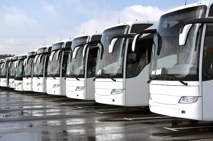 United Caravan coach bus fleet